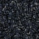 Miyuki triangle beads 8/0 Black lined crystal TR8-1106